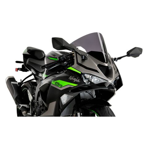 Puig R-Racer Windscreen Kawasaki Ninja ZX-6R ZX636 2024-2026 Dark Smoke [Blemished - Good]