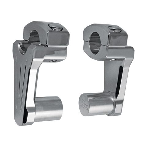 Rox Risers Pivoting Handlebar Risers For 1" Bars 2" / Black [Blemished - Good]