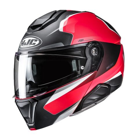 HJC i91 Felio Helmet Matte Black/Red/White / XL [Open Box]