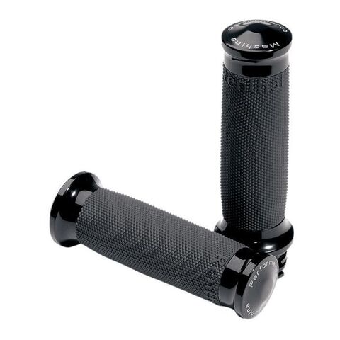 Performance Machine Contour Grips For Harley With Throttle By Wire Black [Open Box]