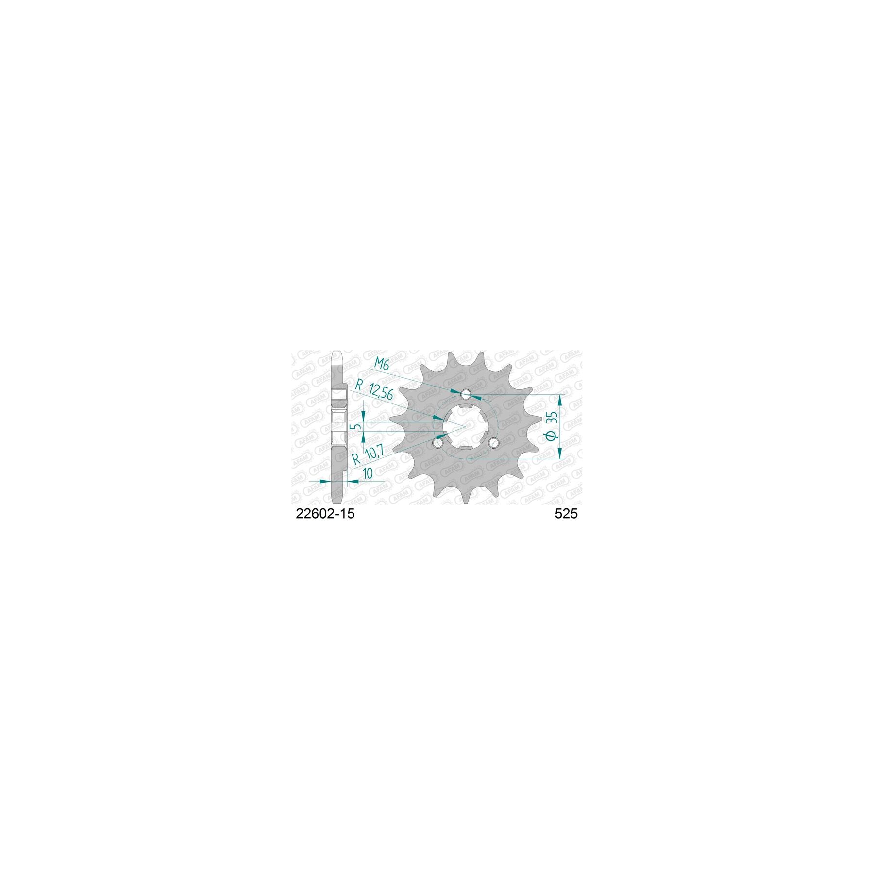 Afam Sprockets AFAM Standard Front Sprocket Suzuki DR650SE - $29.49 at RevZilla