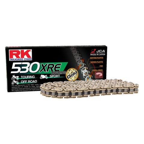 RK 530XRE Chain 150 LInks / Gold [Open Box]