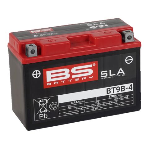 BS Battery BT9B-4 SLA Factory-Activated AGM Battery
