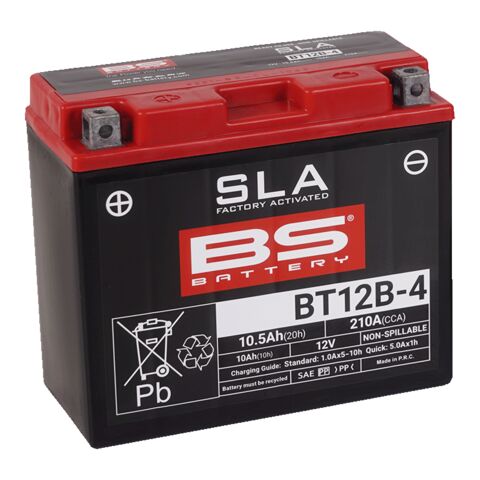 BS Battery BT12B-4 SLA Factory-Activated AGM Battery