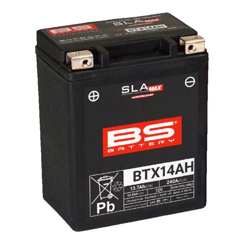 BS Battery BTX14AH SLA Factory-Activated AGM Battery