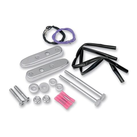 J&P Cycles Rear Turn Signal Relocation Kit For Harley Sportster 2004-2019 Chrome [Open Box]