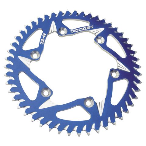 Vortex 530 CAT5 Aluminum Rear Sprocket Suzuki / Yamaha / Kawasaki 46T / Blue [Blemished - Good]