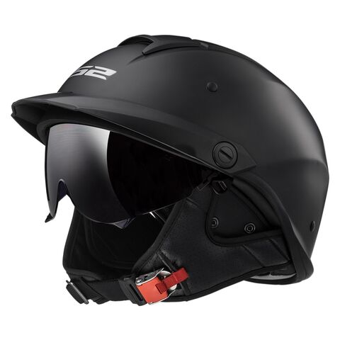 LS2 Rebellion Helmet Matte Black / XL [Open Box]