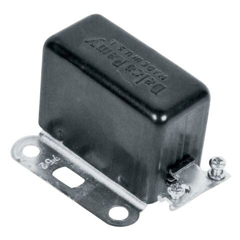 V-Twin Mfg. Replica Delco Remy 3 Brush Relay For Harley FL / EL / UL / WL 1938-1957 Black [Previously Installed]