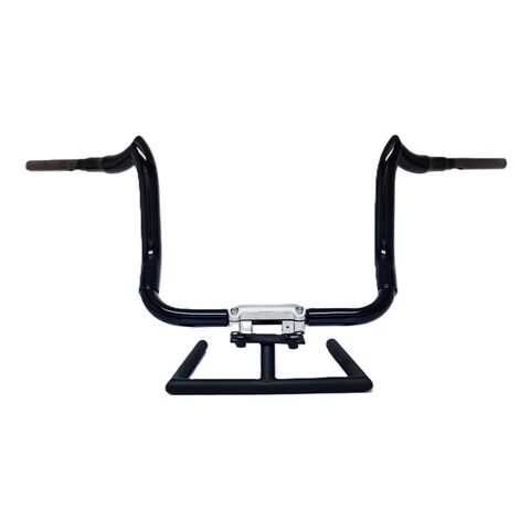 KST Kustoms 1 1/2" Bison Bagger Handlebars For Harley Touring 1986-2025 12" Rise / Gloss Black [Blemished - Good]