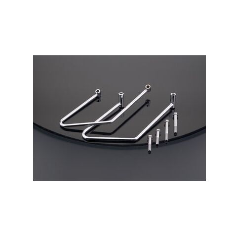 Milwaukee Twins Saddlebag Support Brackets For Harley Softail 2000-2014 [Open Box]