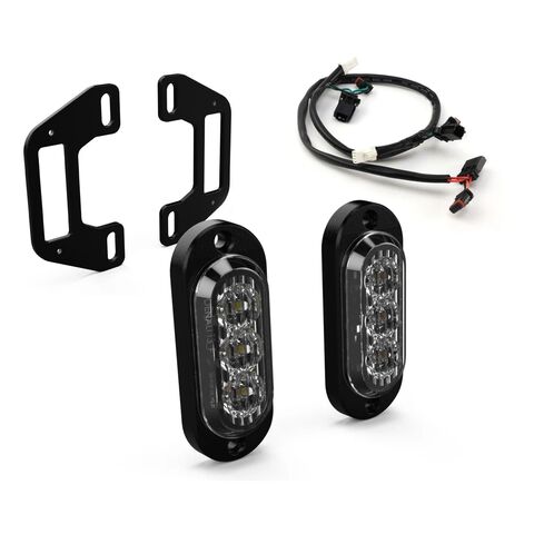 Denali T3 Rear Turn Signal License Plate Kit For Harley Pan America 2021-2026
