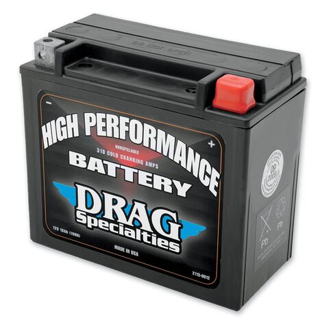 Drag Specialties YTX20HL High Performance AGM Battery For Harley / Indian 1991-2026 YTX20HL [Open Box]