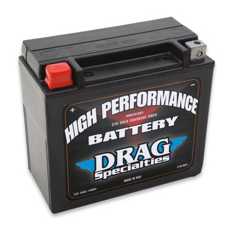 Drag Specialties YTX20H High Performance AGM Battery For Harley 1974-2000 [Open Box]