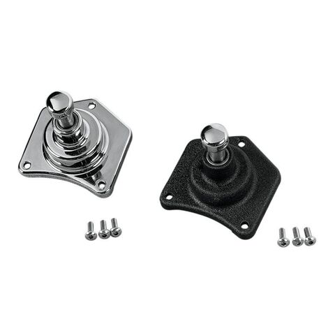 Custom Cycle Engineering Solenoid End Cover / Starter Button For Harley Chrome [Incomplete]