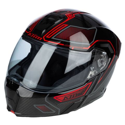 Klim GT1 Expedition Encrypted Helmet Gloss Black/Red Rock / MD [Open Box]