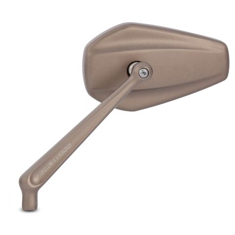 Arlen Ness Mini Stocker Billet Mirror Right Side / Titanium [Incomplete]