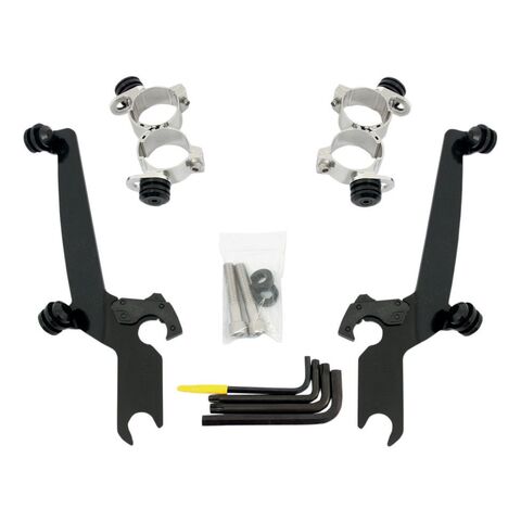 Memphis Shades Sportshield Trigger-Lock Mount Kit For Harley Sportster Forty-Eight 2010-2015 Black [Open Box]