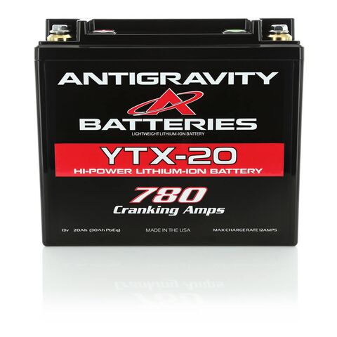 Antigravity YTX20 Lithium Ion Battery Left Side Negative Terminal [Blemished - Good]