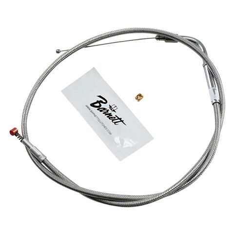 Barnett Stainless Steel Idle Cable For Harley Softail / Dyna 1996-2005 Stock [Open Box]