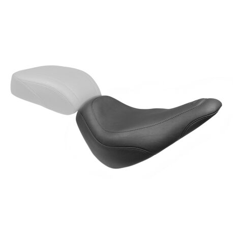 Mustang Wide Tripper Smooth Solo Seat For Harley Softail Slim / Deadwood 2018-2026 Black / Without Ba... [Open Box]