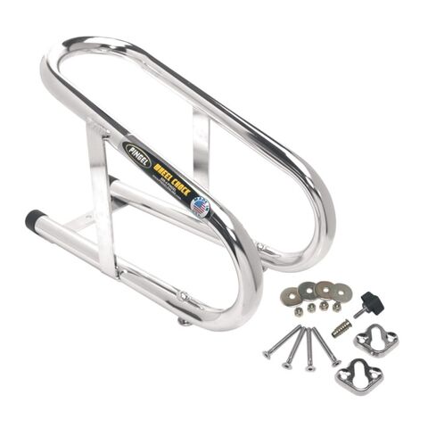 Pingel Removable Wheel Chock 3-1/2" Inner Diameter / Chrome [Open Box]