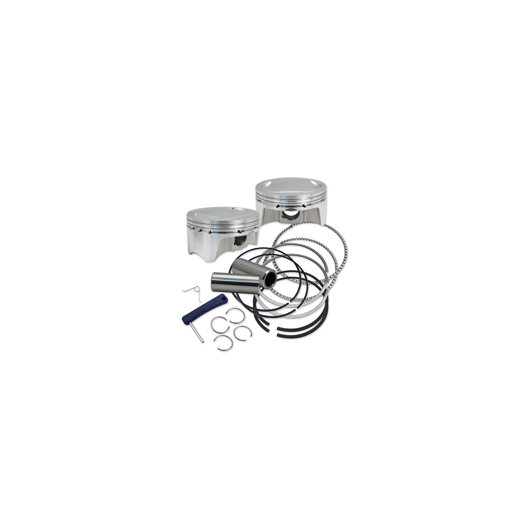 S&S Cycle S&S Cycle 107 Replacement Piston Kit For Harley Twin Cam 2006-2017 - $514.95 at RevZilla