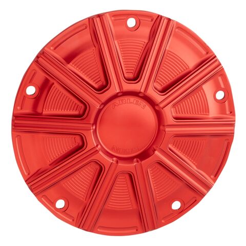 Arlen Ness 10-Gauge Derby Cover For Harley Touring 2015-2026 Red [Open Box]