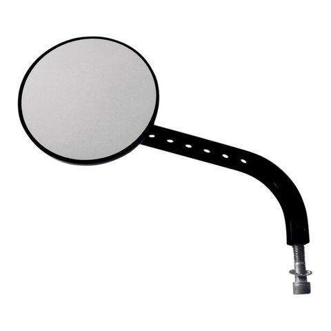 Joker Machine Viewtech 7 Long Stem Round Mirror For Harley Right / Black [Previously Installed]