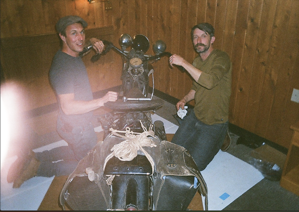 Disassembling the Big Twin in a motel rom