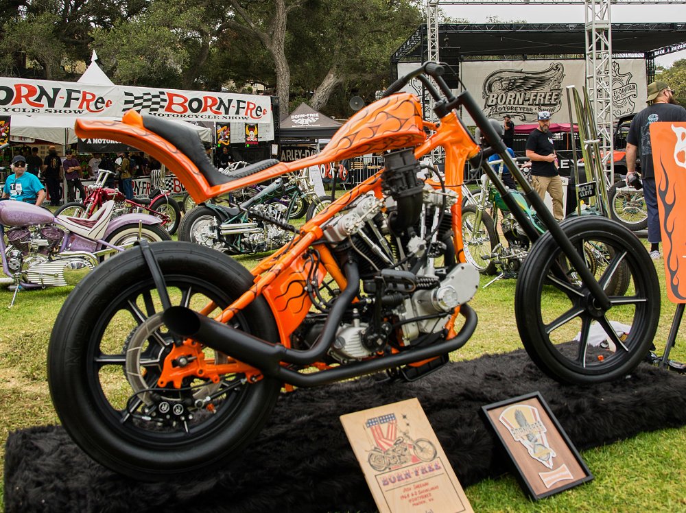 right side view showing the backbone of the bike raised up