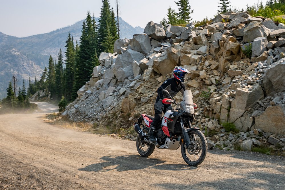 Dustin Wheelen riding a Yamaha Tenere 700