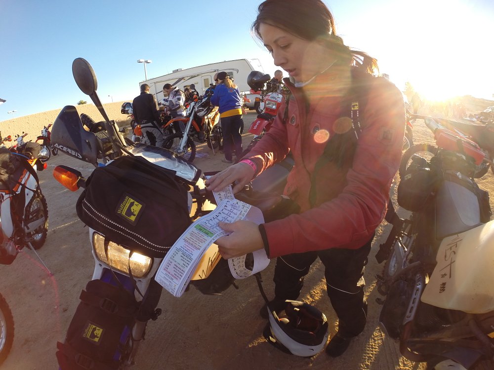 checking roll chart at start