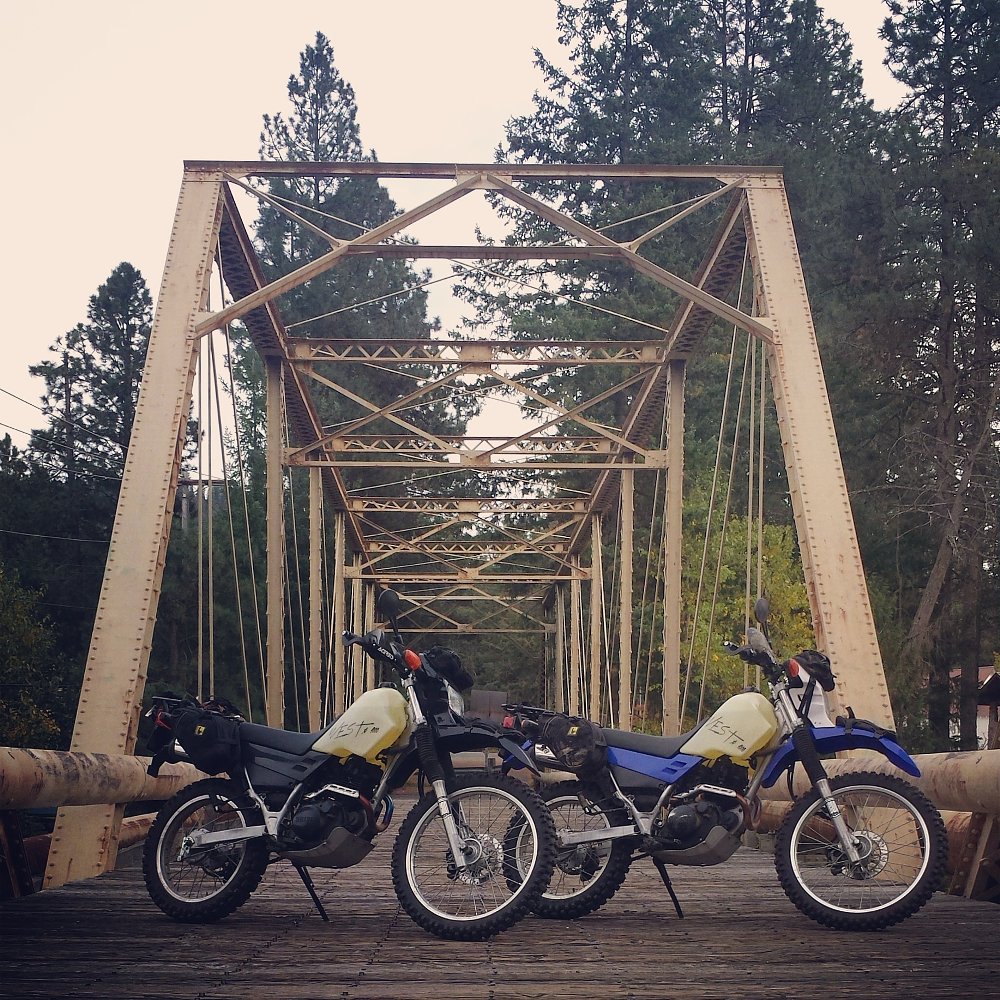 dual-sport Yamaha XT225