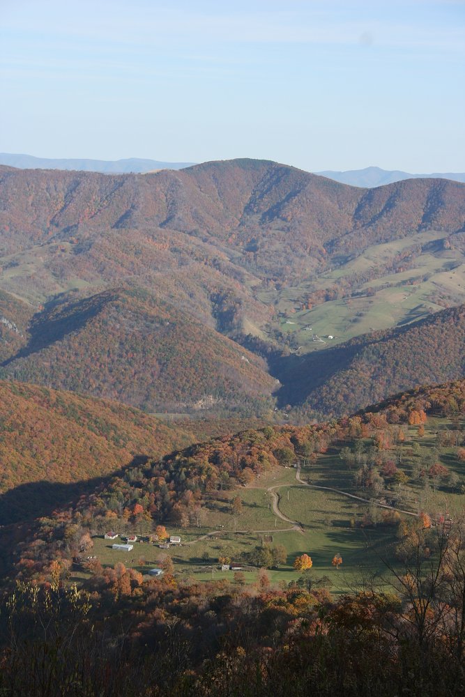 view halfway up Spruce Knob