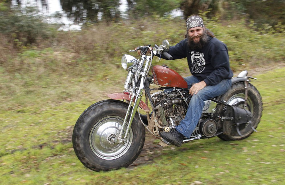 Phil Cusmano on his Massey-Davidson