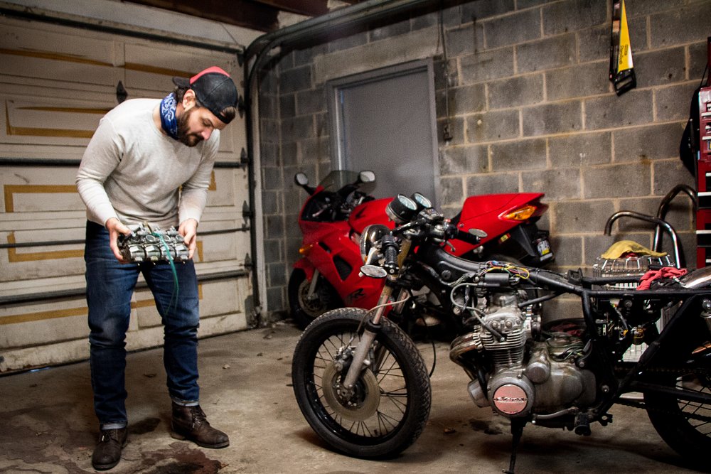 emptying old fuel from carbs