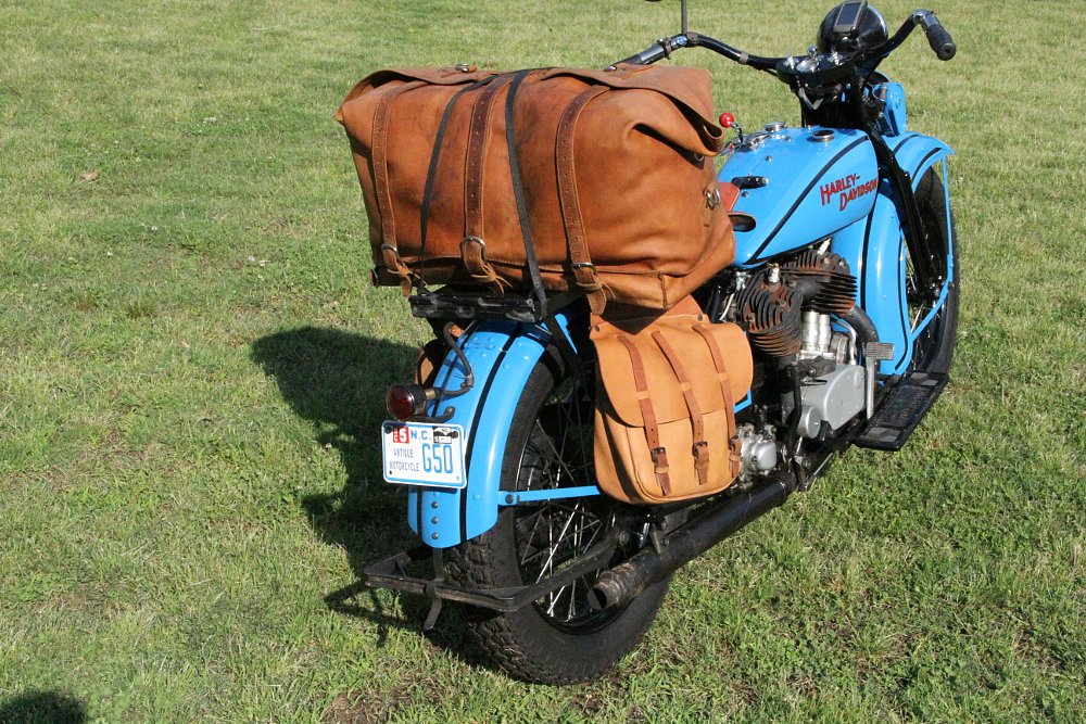 leather saddlebags
