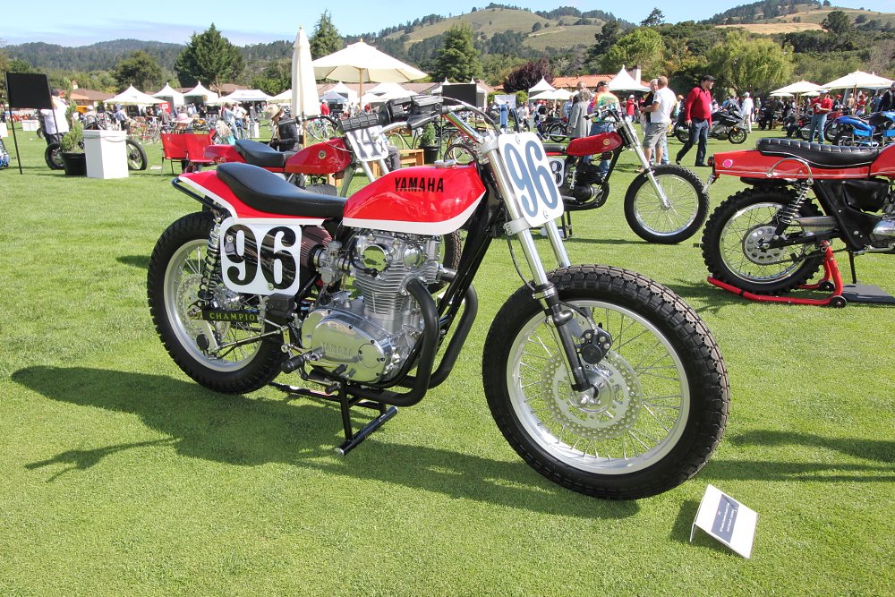 Champion-framed Yamaha