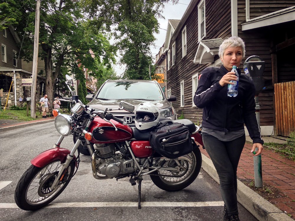 Meagan Benz Suzuki TU250X