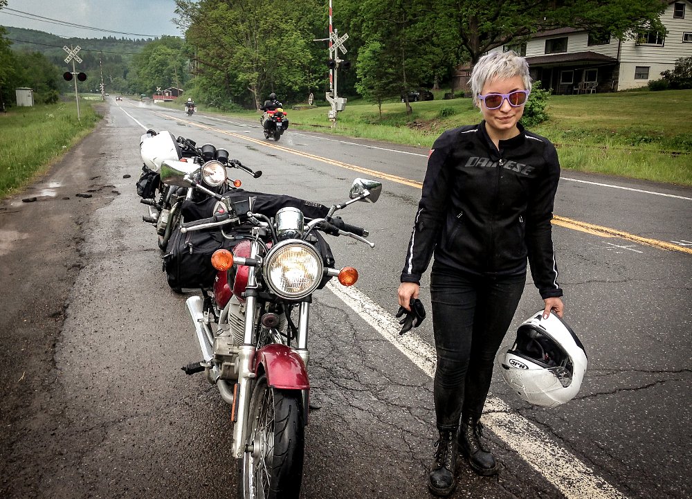 Meagan Benz Suzuki TU250X