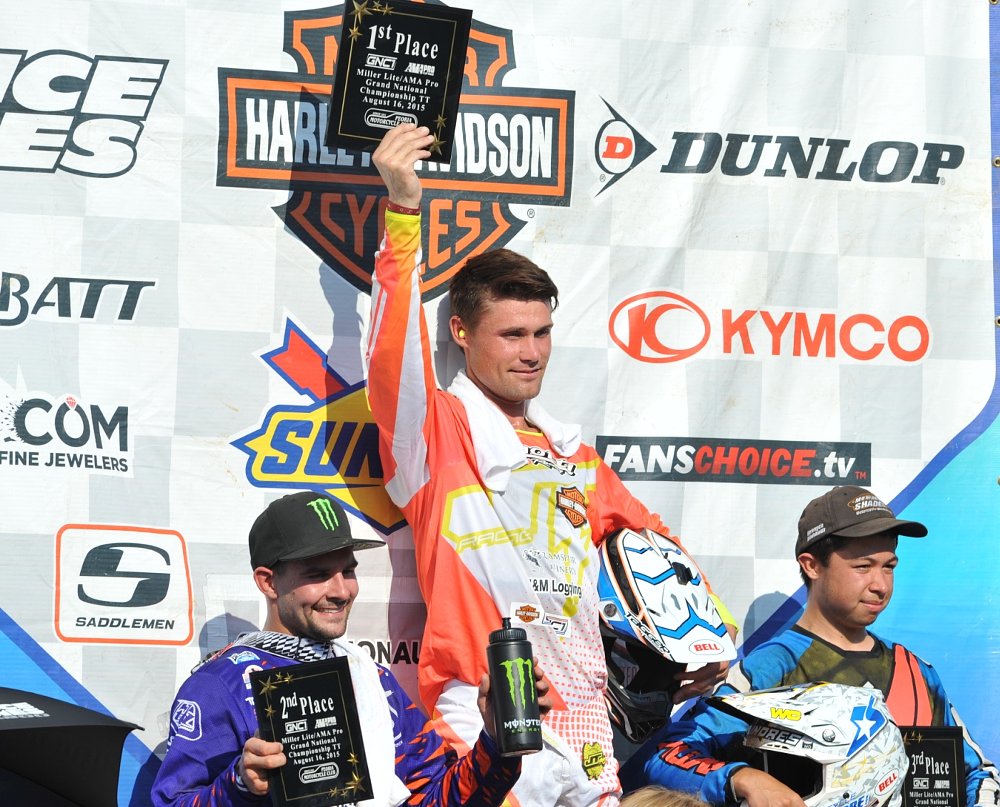 Henry Wiles wins the Peoria TT