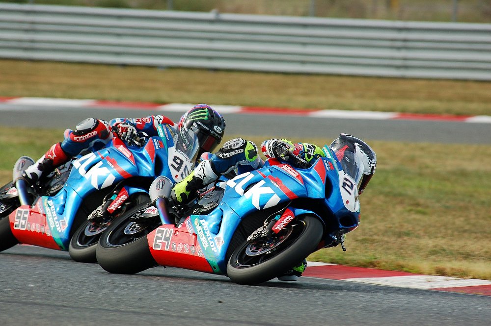 Toni Elias and Roger Hayden