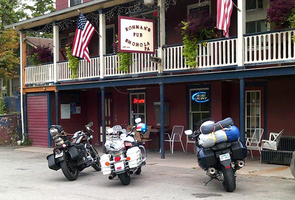 Loaded up for camping