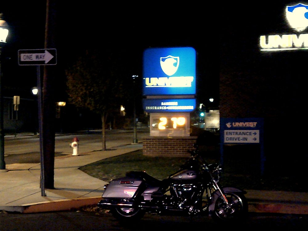 outdoor thermometer at 27 degrees