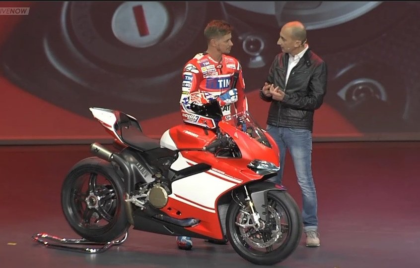 Casey Stoner and Claudio Domenicali