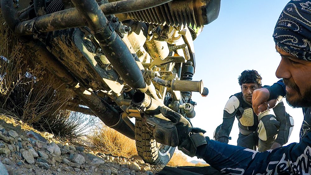 Surviving LA to Barstow to Vegas on a Ural Spurgeon Dunbar and Abhi