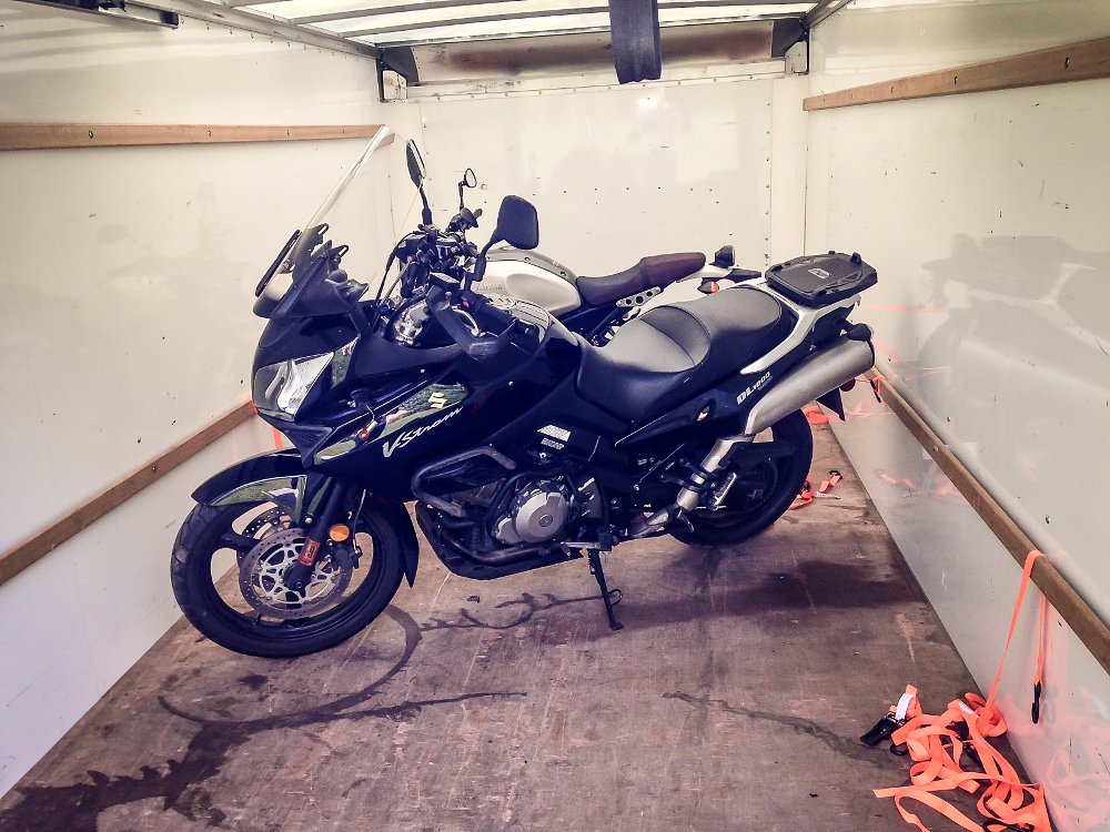 2005 Suzuki V-Strom Crash