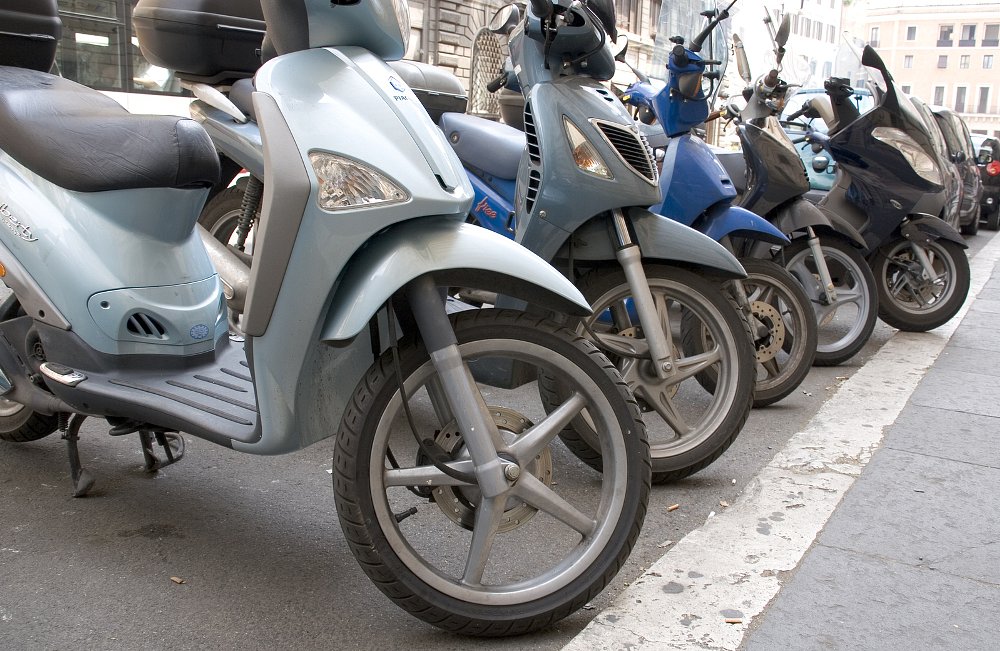 Scooters in Rome