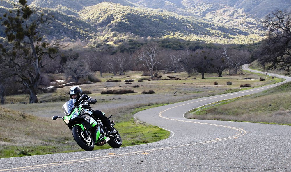 riding the 2017 Kawasaki Ninja 650